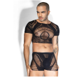 Mens Short Sleeve Top & Trunks One Size Mens Short Sleeve Top & Trunks One Size